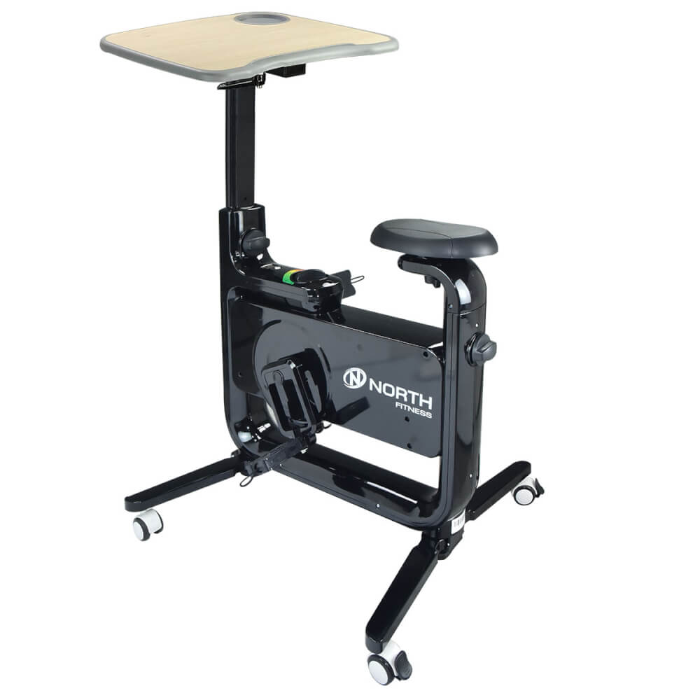 จักรยานนั่งปั่นพร้อมโต๊ะ NORTH FITNESS TABLE BIKE1 สีดำ_1